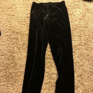 Black velvet American apparel leggings